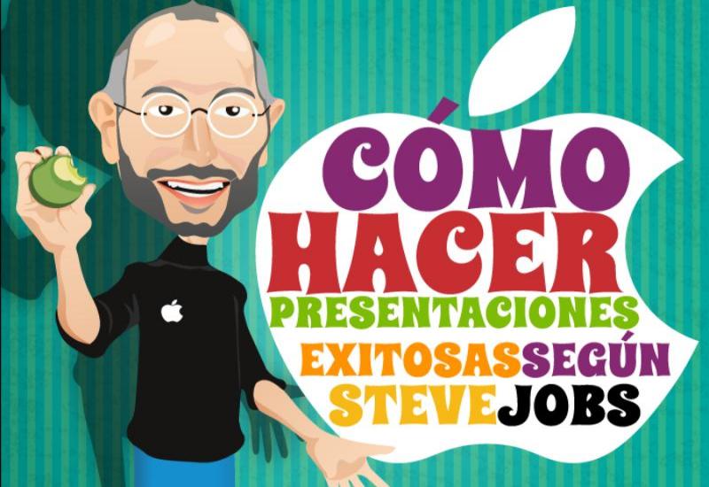 Hacer presentaciones de éxito inspirándonos en Steve Jobs (infografía)
