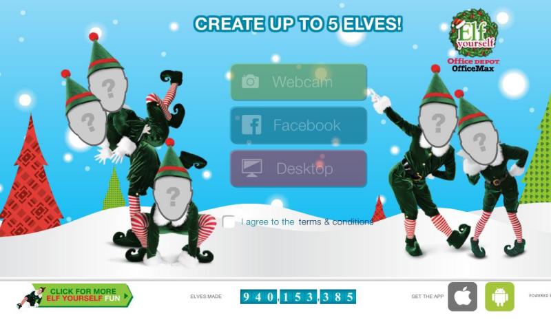 Elf Yourself: la forma más divertida de felicitar la Navidad