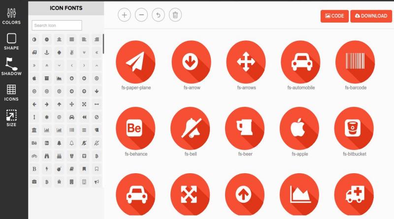 FlattyShadow: iconos gratis para personalizar y descargar
