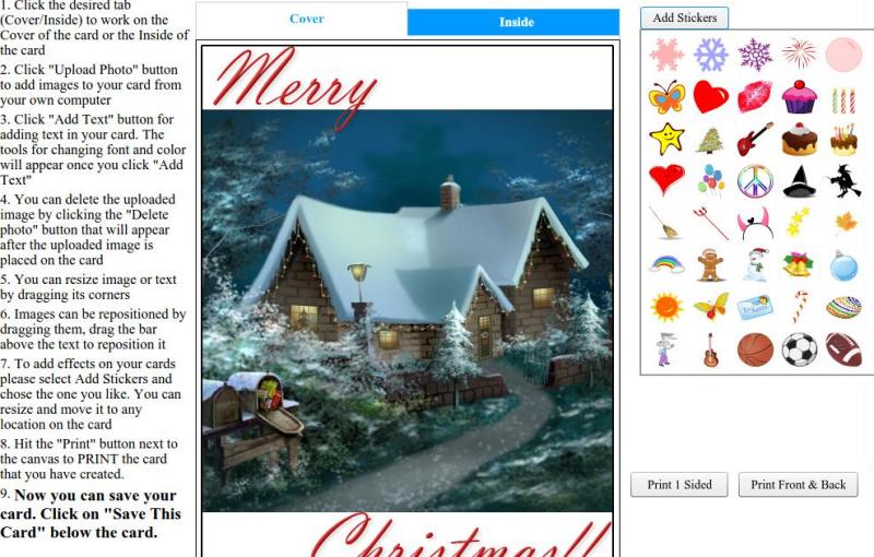 Free Printable Christmas Cards: personaliza Christmas, imprímelos y envialos