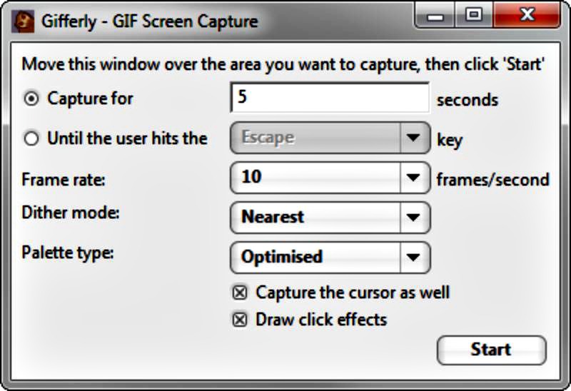 Gifferly: graba screencasts de tu Escritorio en formato GIF