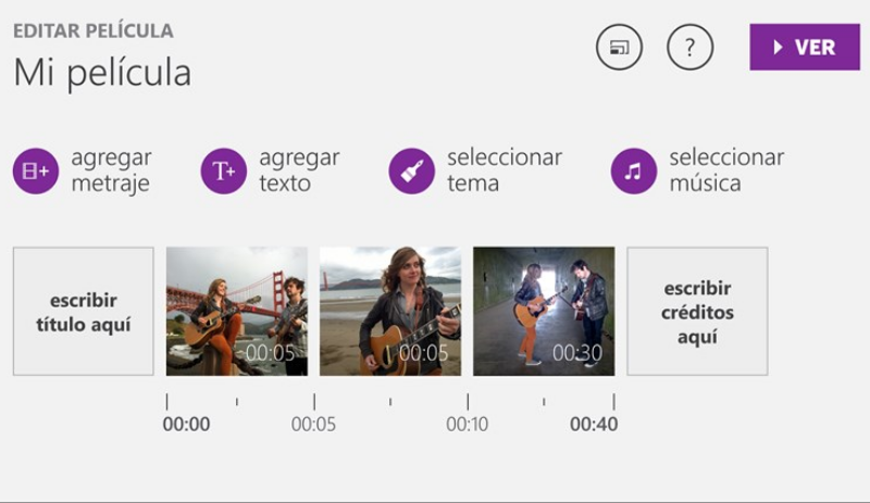 Movie Creator Beta: crea vídeos gratis en Windows 8