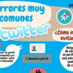 Nueve errores muy frecuentes en Twitter (infografía)