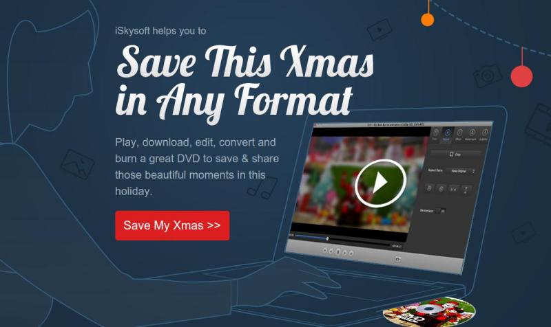 Productos de iSkysoft para edición de vídeo en promoción por Navidad