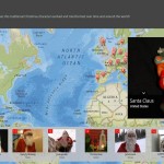 Santas Around the World: mapa interactivo con los nombres de Papá Noel en el mundo