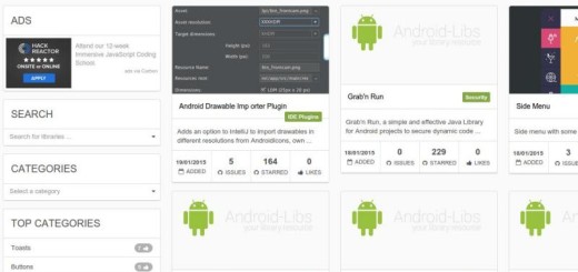 Android-Libs: librerías y recursos gratuitos para desarrolladores Android