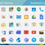Pack de iconos libres con estilo Android Lollipop
