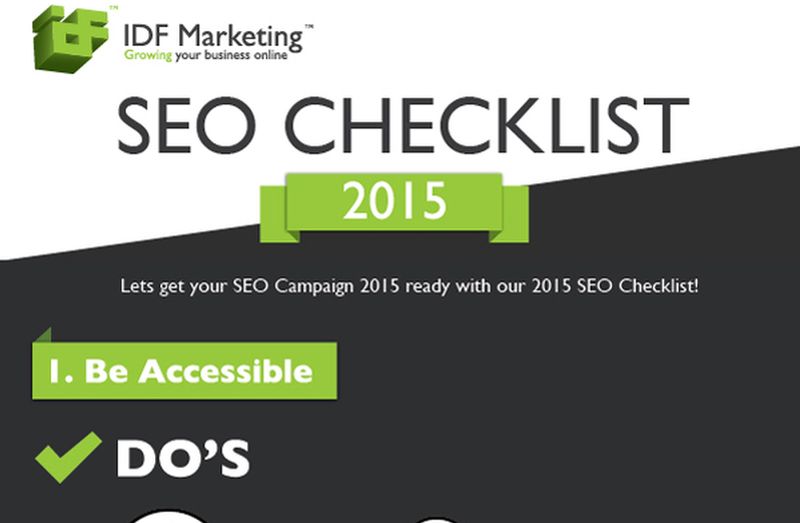 Una lista con todo lo que debes repasar para un buen SEO (infografía)