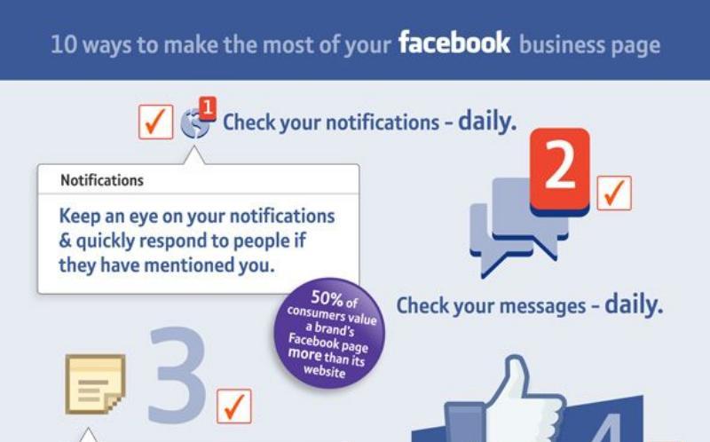Consejos para sacar más provecho a tu página de Facebook (infografía)