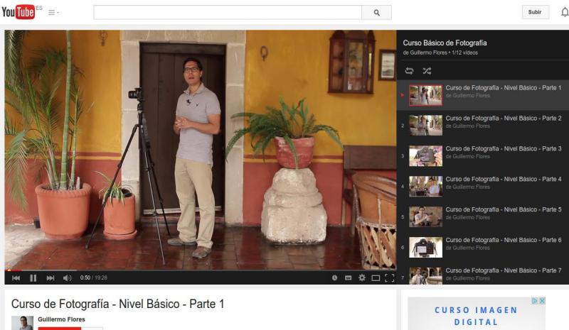 Un curso básico de fotografía en doce vídeos