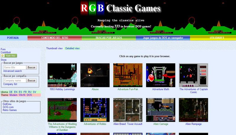 Classic DOS Games: más de 330 juegos MS-DOS para jugar online