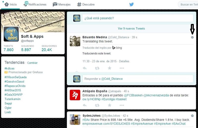Regresan a Twitter las traducciones de los tweets