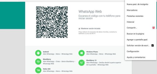 ¿Cómo utilizar el nuevo WhatsApp Web desde un tablet Android?