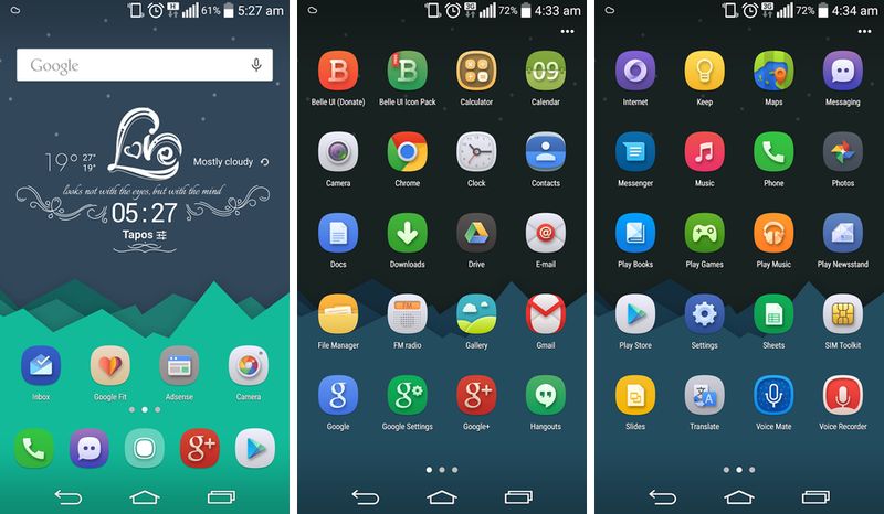 Belle UI Icon Pack: personaliza tu Android con 1350 iconos gratuitos