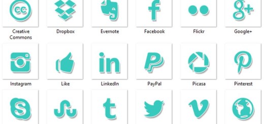 Blue Free Social Icons: iconos sociales gratis en tono azulado