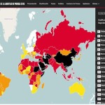 El mapa mundial de la libertad de prensa en 2015