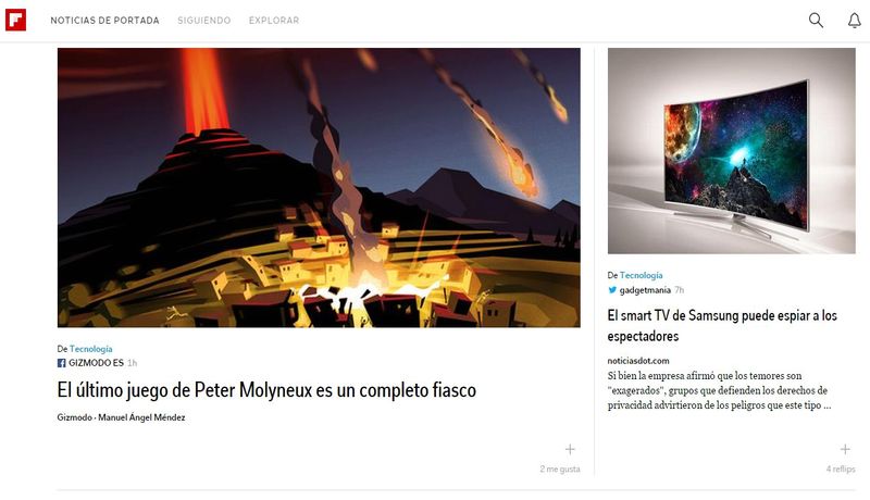 Ha llegado la versión web de Flipboard