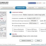 Neevia Online PDFcompress: comprime online y gratis documentos PDF