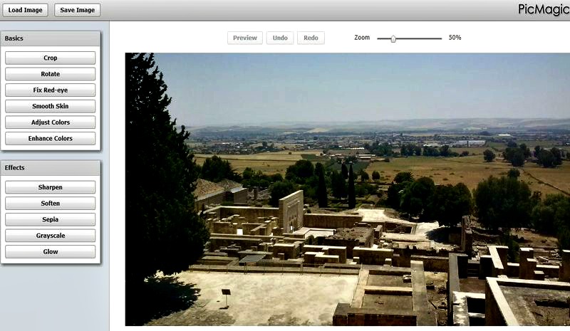 PicMagick: editor fotográfico online de uso gratuito