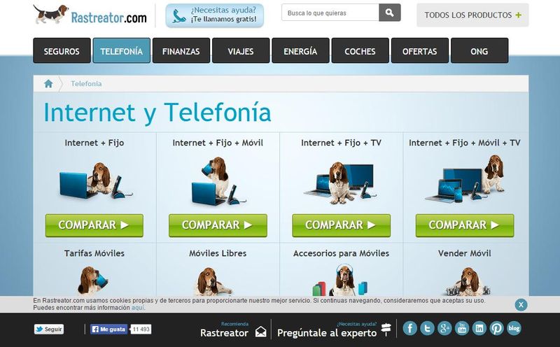 Usar Rastreator para encontrar las mejores ofertas de ADSL