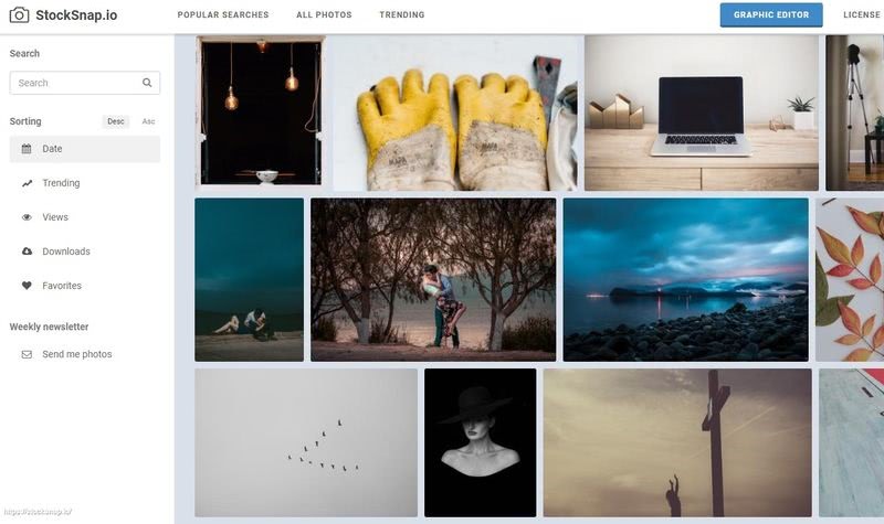 StockSnap: miles de fotografías de dominio público