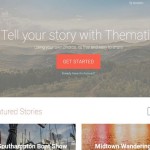 Thematic: crea historias visuales, con fotos y textos, para compartir