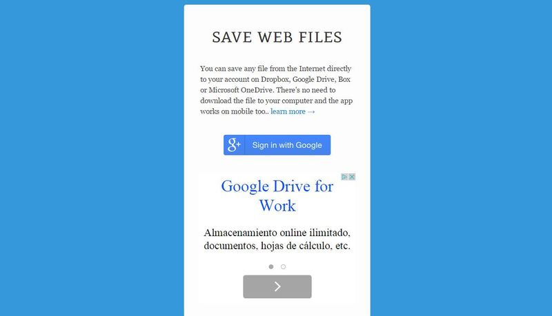 ctrlq: guarda archivos de internet en tus servicios de almacenamiento favoritos