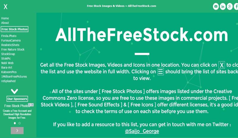 AllTheFreeStock: directorio de páginas donde descargar imágenes libres