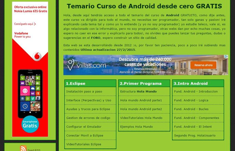 AprendeAndroid: curso de programación Android con Eclipse