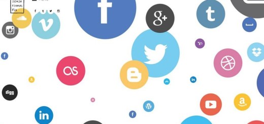 Flat Social Icons EPS: genial pack gratuito de iconos sociales