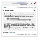 Ahora Google Analytics también te alertará de malware en tu sitio