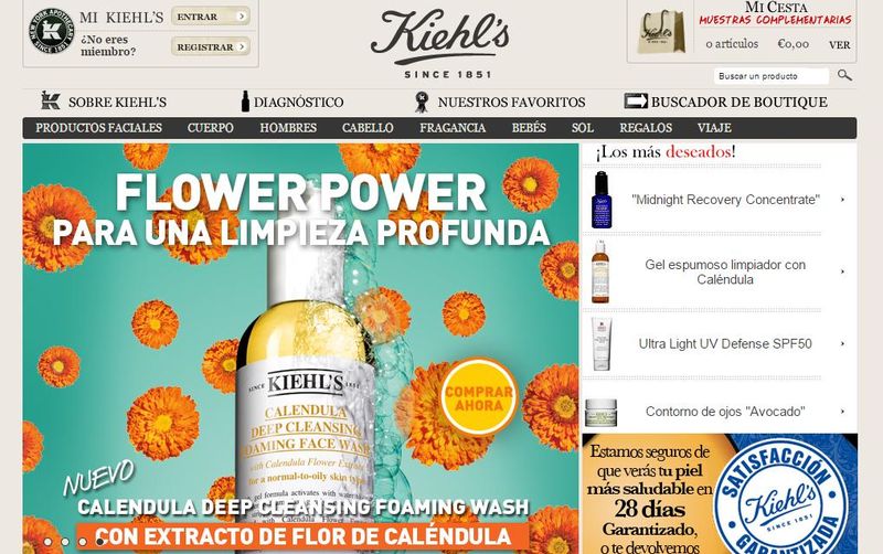 Kiehl's: atención chicas, tienda online con productos de cuidado corporal