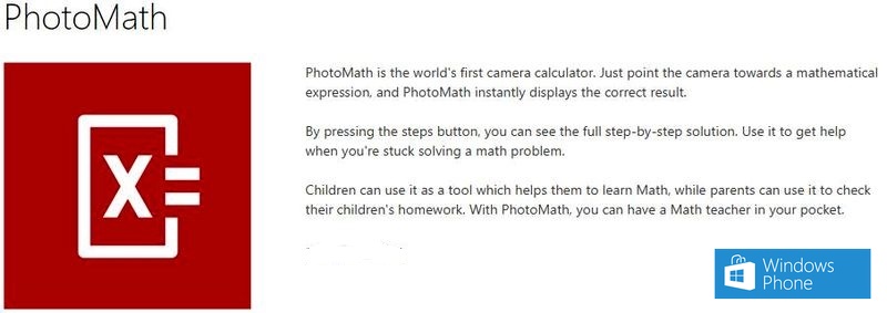 PhotoMath: la app que resuelve problemas matemáticos llega a Android