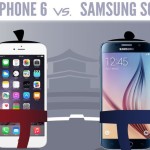 Infografía comparativa: iPhone 6 vs. Samsung S6