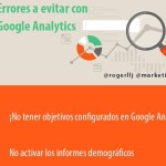Los 9 errores que debes evitar en Google Analytics (infografía)