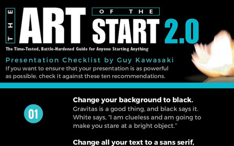 Consejos de Guy Kawasaki para crear presentaciones perfectas