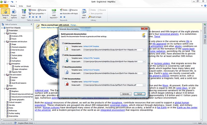 HelpNDoc: software gratis para crear archivos de ayuda, documentos, ebooks y más