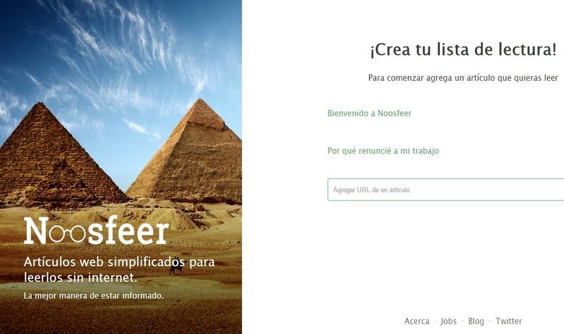 Noosfer: alternativa a Pocket que funciona incluso sin internet