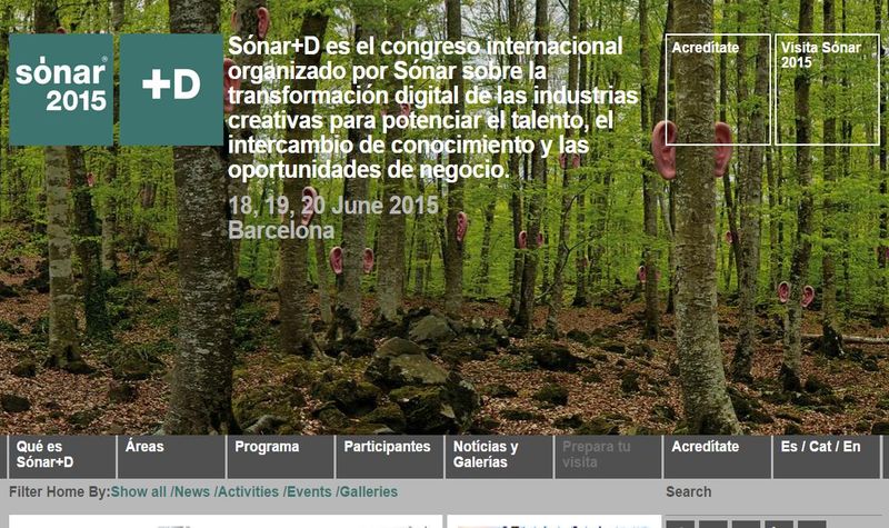 El congreso Sónar+D tendrá lugar a mediados de junio en Barcelona
