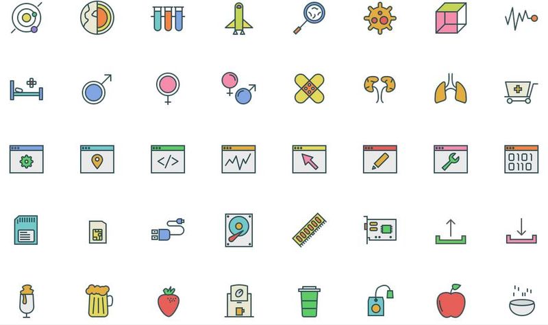 Swifticons: pack de iconos variados a partir de líneas