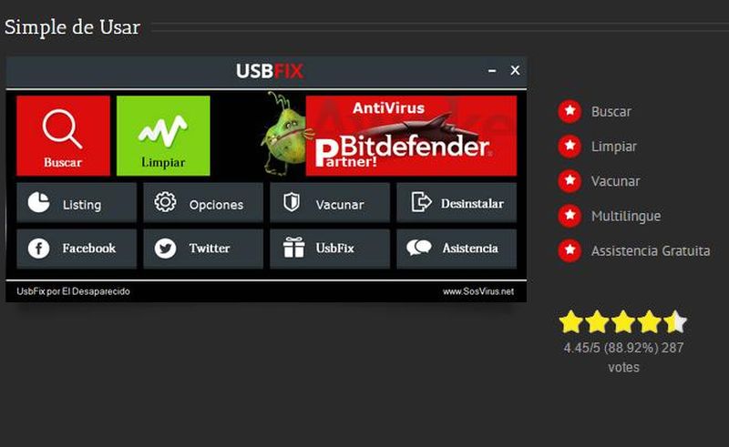 UsbFix: impide las infecciones que llegan en dispositivos USB