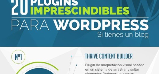 20 plugins imprescindibles si tienes un blog en WordPress (infografía)