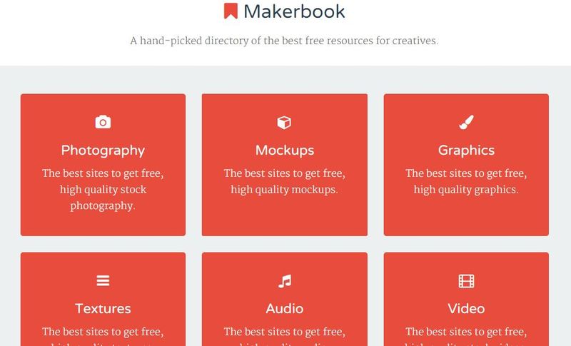 Makerbook: directorio repleto de recursos gratis para los creativos