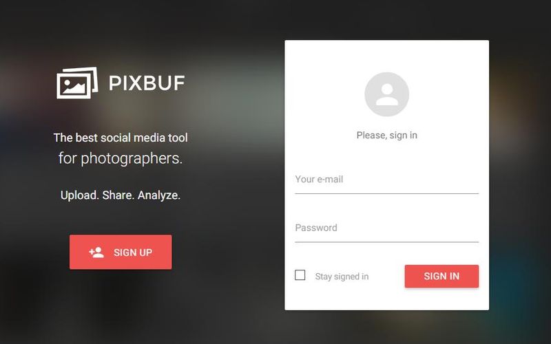 Pixbuf: plataforma para enviar fotos a varias Redes Sociales