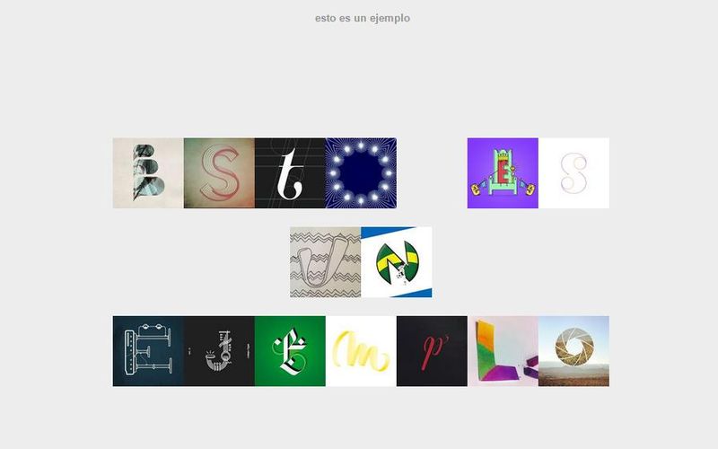Type To Design: crea textos con imágenes tipográficas de Instagram