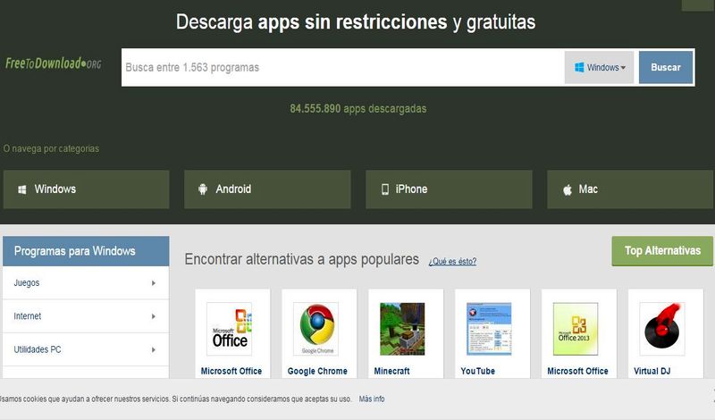 FreeToDownload: nuevo portal para descargar apps y software libre