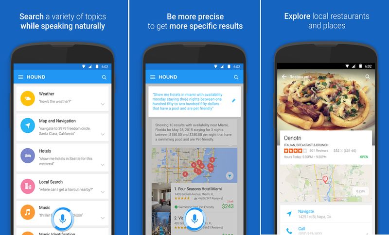 Hound: nuevo asistente personal para Android que dará que hablar