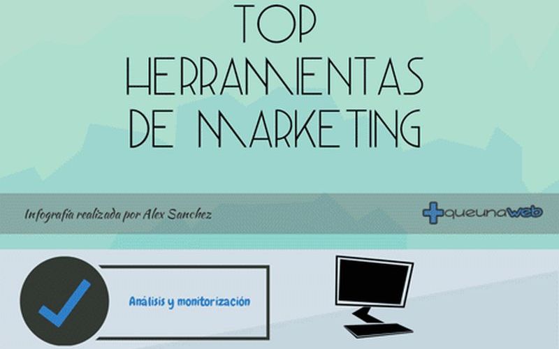 Top con las mejores herramientas para Marketing (infografía)