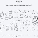 LineIkons: más de 400 iconos gratis válidos para apps con retina display