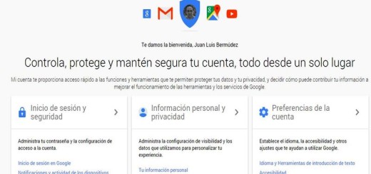 Mi Cuenta: nuevo sitio de Google para configurar nuestra Privacidad y Seguridad